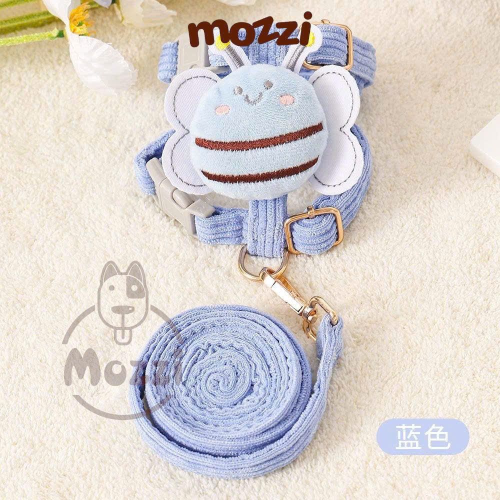 Dây dắt yếm cổ ngực hình ong dễ thương cho chó mèo size 2-5kg