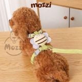  Dây dắt yếm cổ ngực hình ong dễ thương cho chó mèo size 2-5kg 