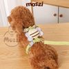 Dây dắt yếm cổ ngực hình ong dễ thương cho chó mèo size 2-5kg