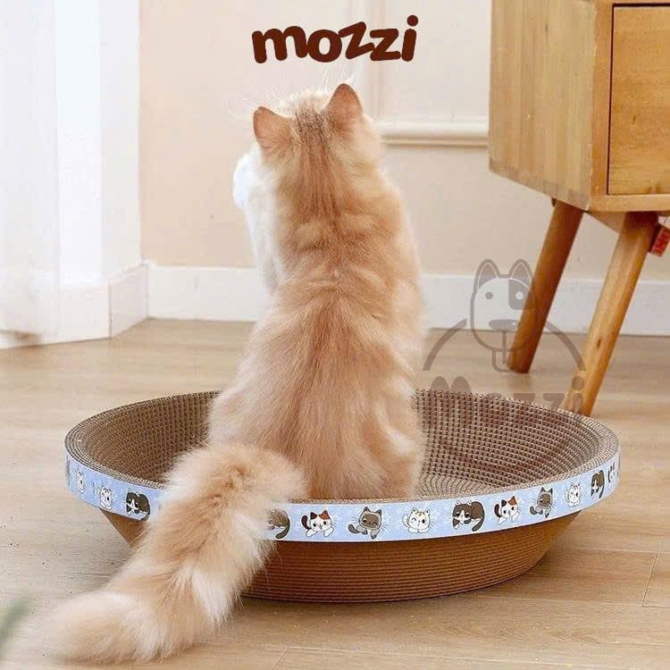 Nôi bàn cào giấy tròn cào móng cho mèo