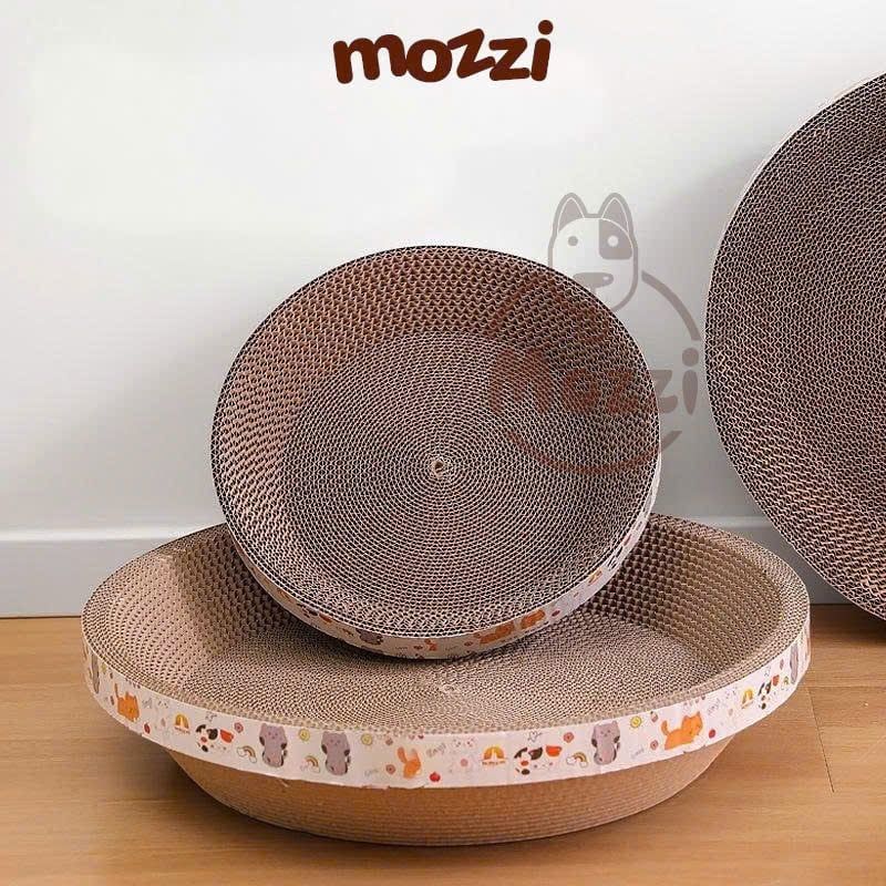Nôi bàn cào giấy tròn cào móng cho mèo