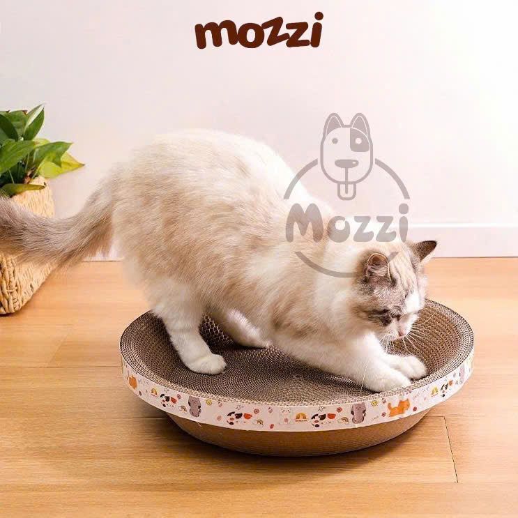 Nôi bàn cào giấy tròn cào móng cho mèo
