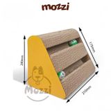  Bàn cào móng tam giác 2 tầng kèm banh 28x17.5x21cm cho mèo 