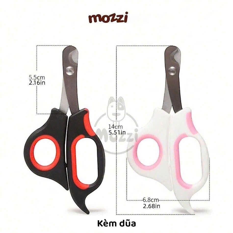 Kéo kềm cắt móng Taotaopets kèm dũa cho chó mèo