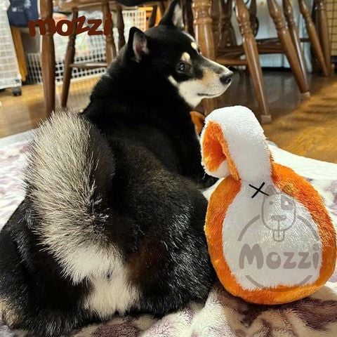  Đồ chơi chó mèo Banh hình đuôi chó Poodle Shiba Doggyman 