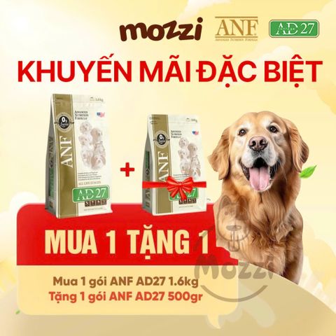  [500g - 1.6kg] Thức ăn hạt ANF AD27 cho chó mọi lứa tuổi 