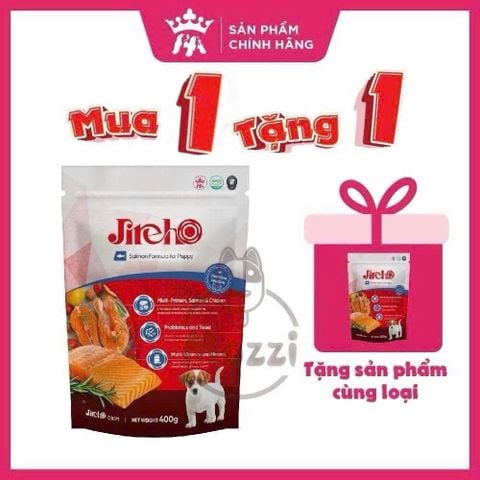  Thức ăn hạt cho chó JirehO Hàn Quốc EXP 11/2025 vị Thịt Vịt Cá hồi [400g - 1.2kg - 1.5kg - 10kg] 