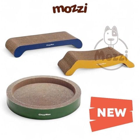  Bàn cào móng CattyMan cho mèo giấy cotton kèm catnip 