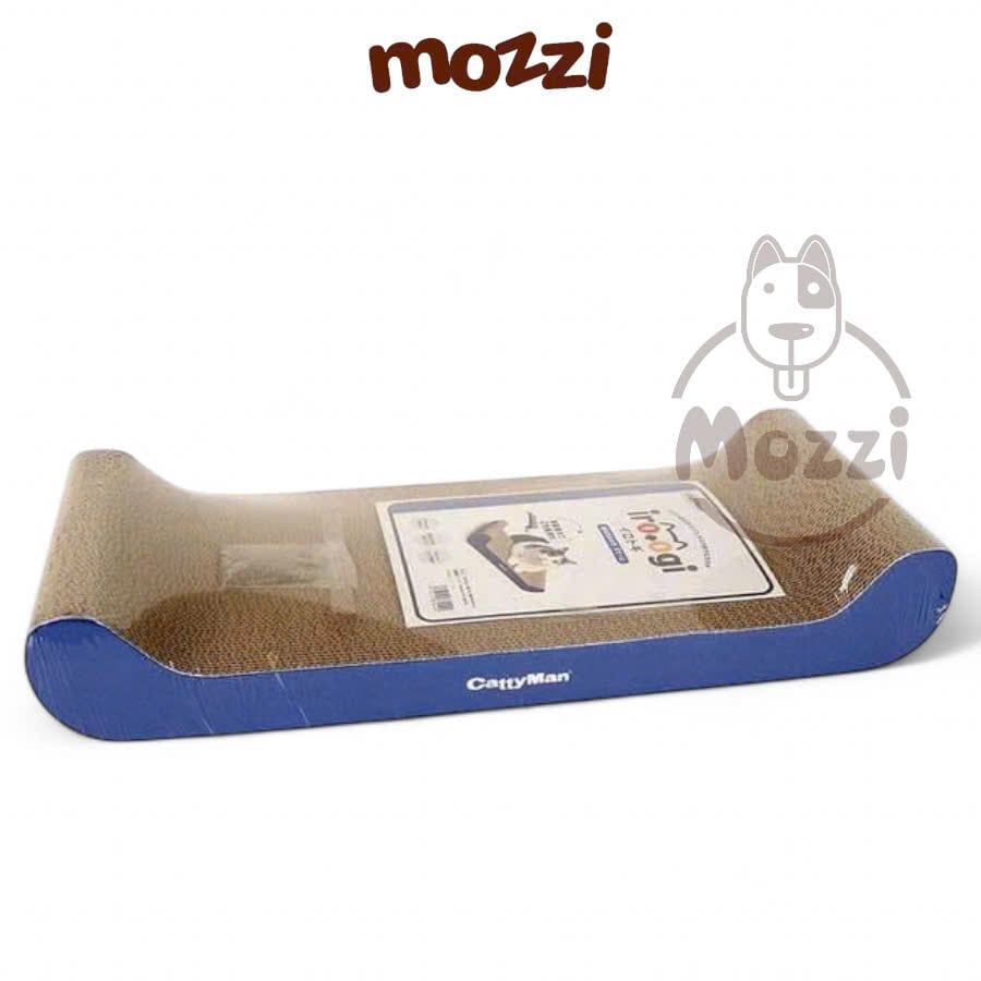 Bàn cào móng CattyMan cho mèo giấy cotton kèm catnip