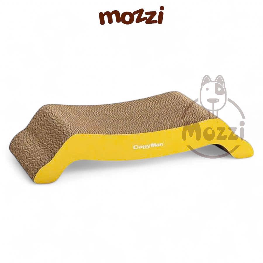 Bàn cào móng CattyMan cho mèo giấy cotton kèm catnip