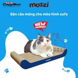  Bàn cào móng CattyMan cho mèo giấy cotton kèm catnip 