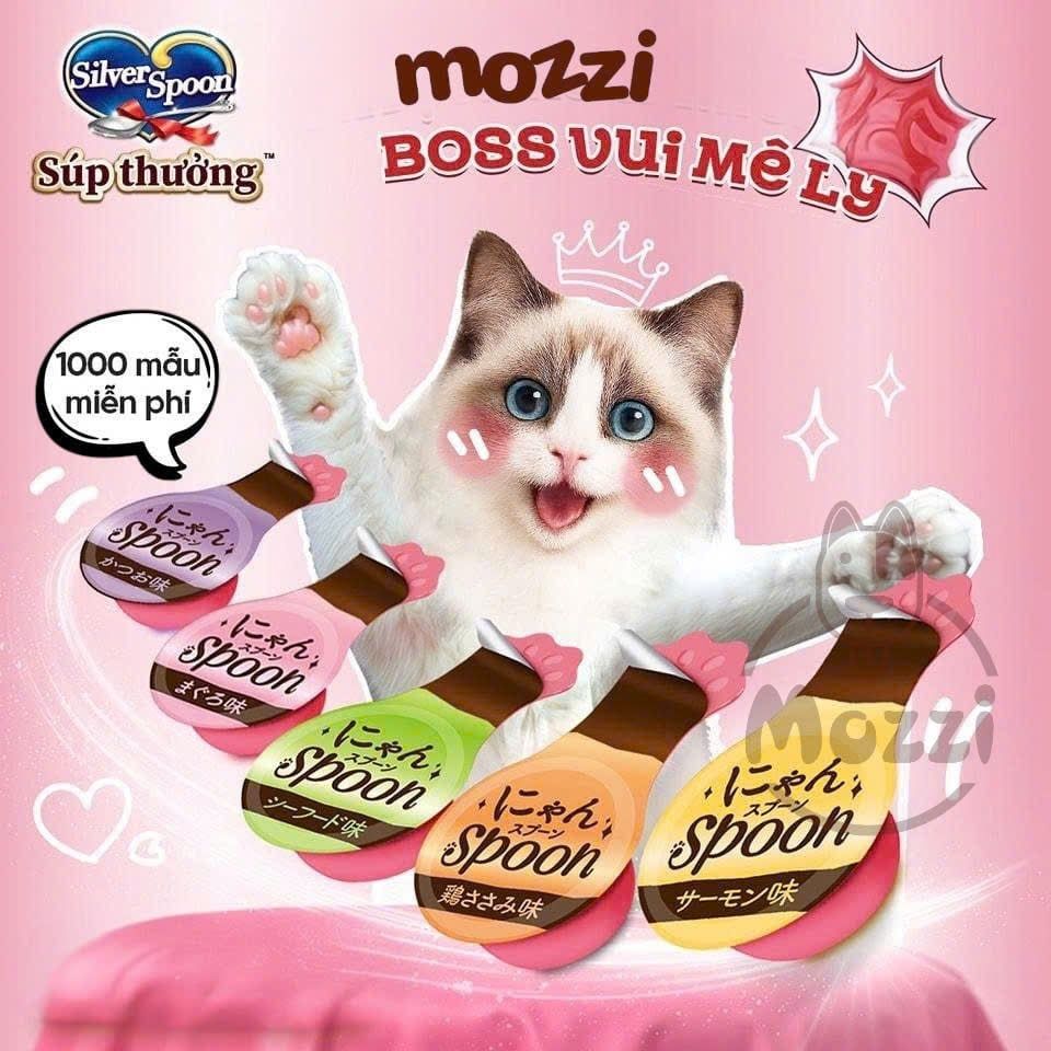 [Bịch 100gr] Súp thưởng Silver Spoon cho mèo dạng thìa