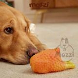  Đồ chơi âm thanh cao su mềm hình Bánh Hamburger và Gà 