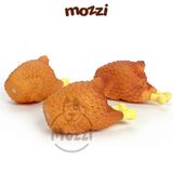  Đồ chơi âm thanh cao su mềm hình Bánh Hamburger và Gà 