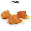 Đồ chơi âm thanh cao su mềm hình Bánh Hamburger và Gà