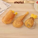  Đồ chơi âm thanh cao su mềm hình Bánh Hamburger và Gà 