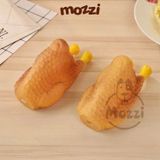  Đồ chơi âm thanh cao su mềm hình Bánh Hamburger và Gà 