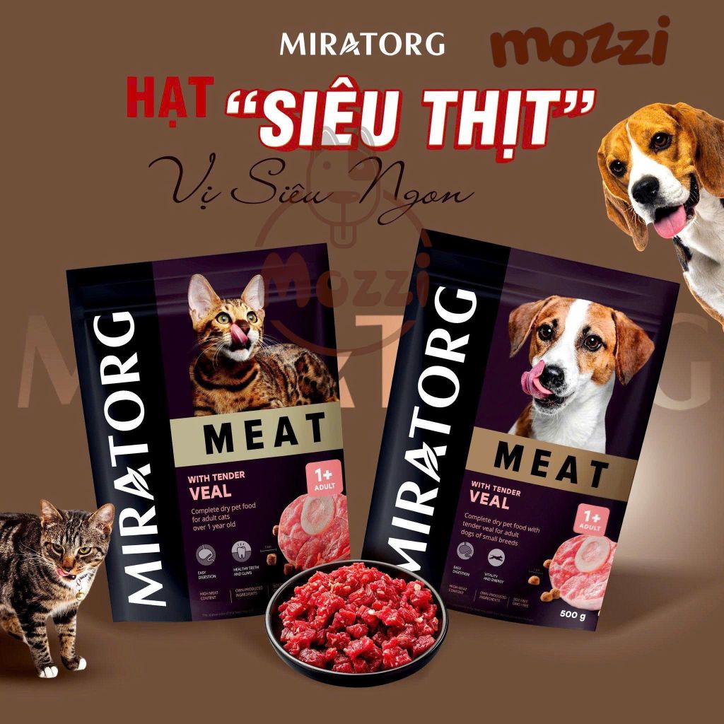 Thức ăn hạt Miratorg Nga cho mèo