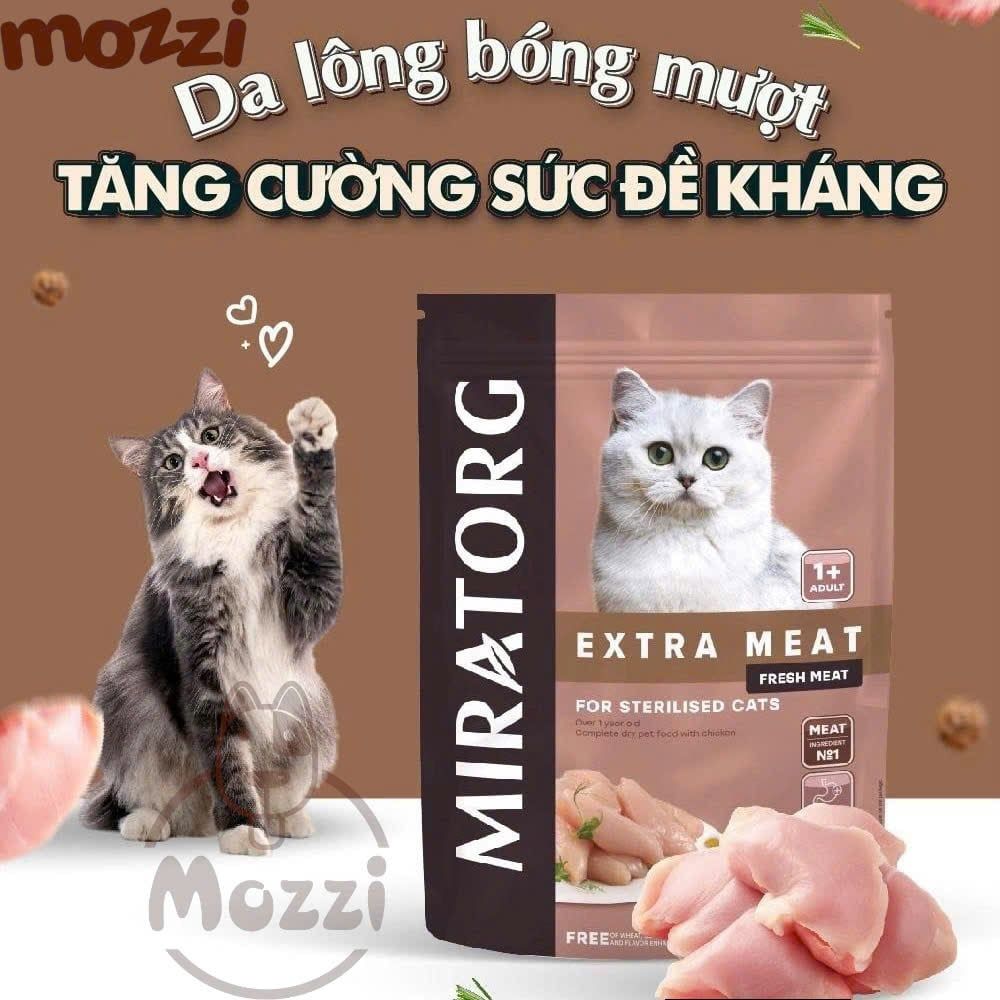 Thức ăn hạt Miratorg Nga cho mèo