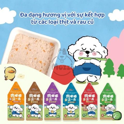  Pate cho chó DoggyMan Pate sốt kem gói 70gr 