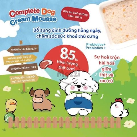  Pate cho chó DoggyMan Pate sốt kem gói 70gr 