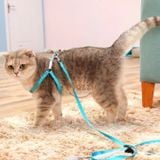  Dây dắt yếm ngực KaFuLi mix màu trơn cho chó mèo 