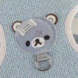  DoHa Dây dắt yếm ngực hình mặt gấu cho chó mèo 