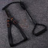  Dây dắt yếm ngực viền chỉ phản quang cho chó mèo 