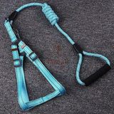  Dây dắt yếm ngực viền chỉ phản quang cho chó mèo 