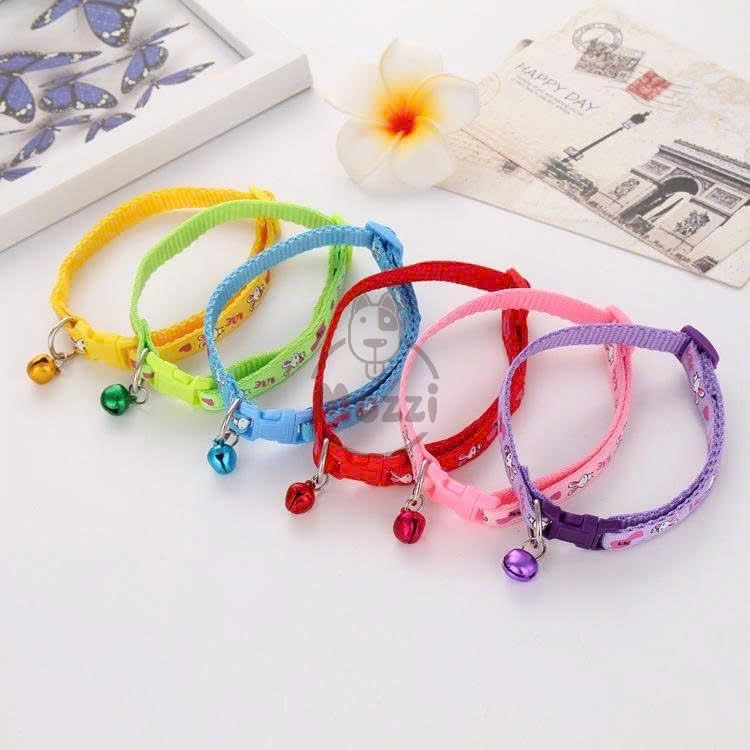 Vòng cổ dù nhiều màu cho chó mèo