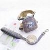 Dây dắt yếm ngực gắn ba lô mặt gấu cho chó mèo