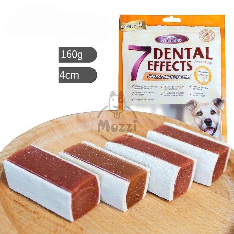 Snack cho chó Xương nhai 7 Dental Effects gặm sạch răng Gói 160g Thái Lan
