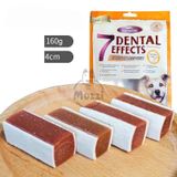  Snack cho chó Xương nhai 7 Dental Effects gặm sạch răng Gói 160g Thái Lan 