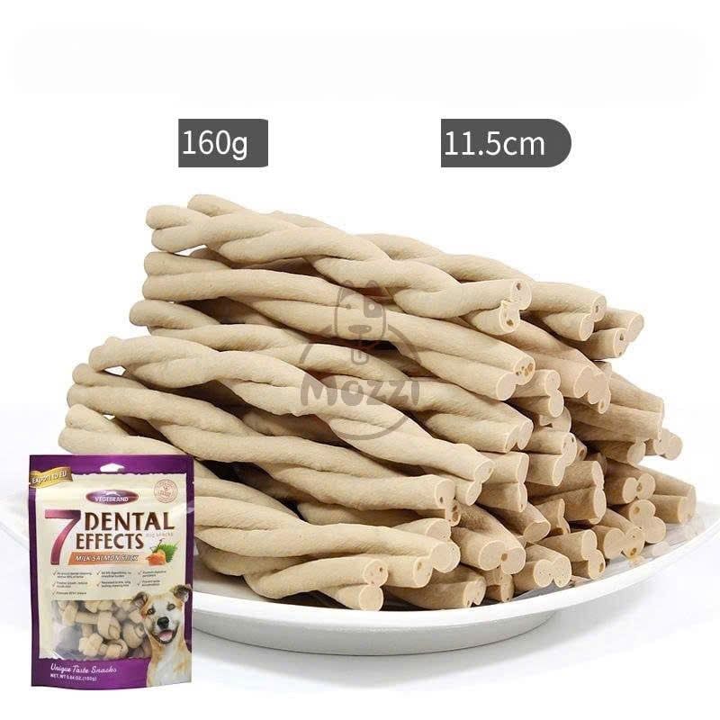 Snack cho chó Xương nhai 7 Dental Effects gặm sạch răng Gói 160g Thái Lan