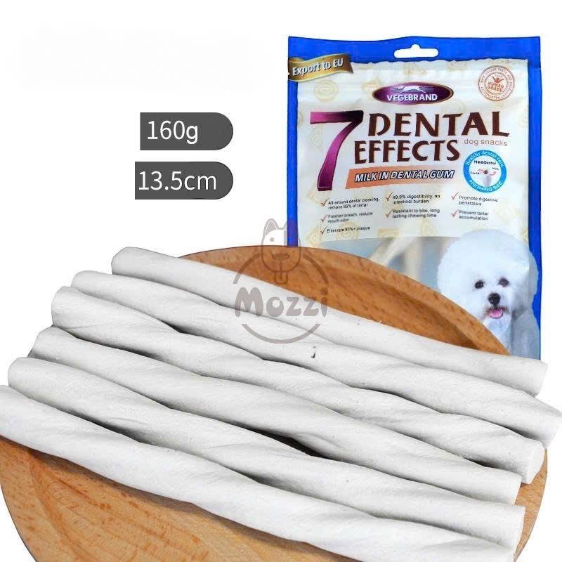 Snack cho chó Xương nhai 7 Dental Effects gặm sạch răng Gói 160g Thái Lan
