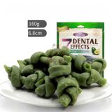  Snack cho chó Xương nhai 7 Dental Effects gặm sạch răng Gói 160g Thái Lan 