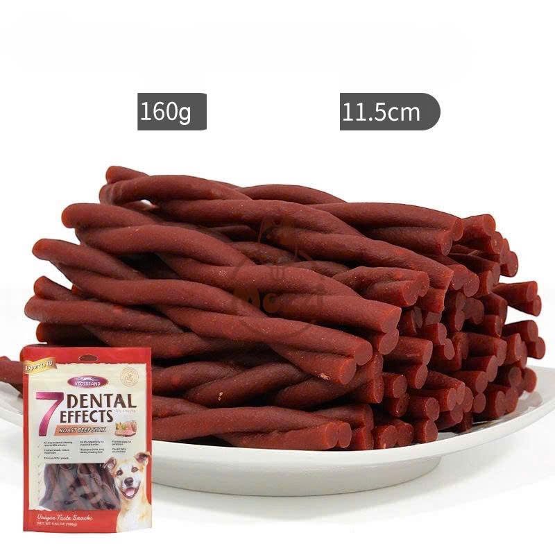 Snack cho chó Xương nhai 7 Dental Effects gặm sạch răng Gói 160g Thái Lan