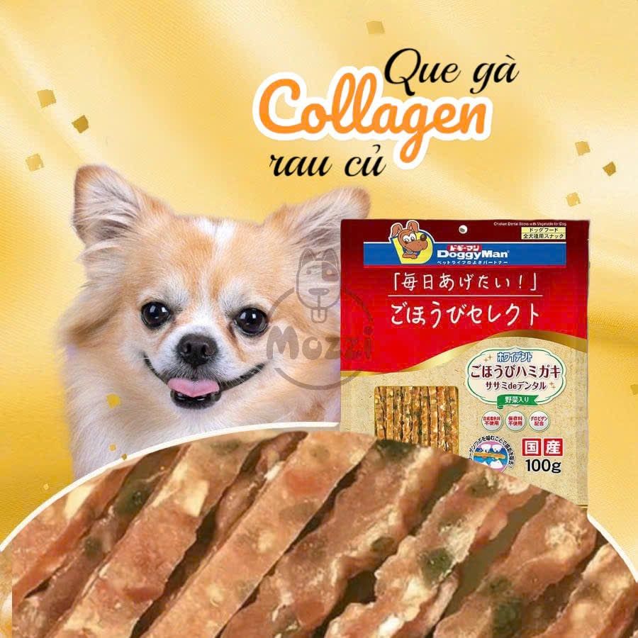 Snack cho chó Xương Que cuốn thịt gà Doggyman