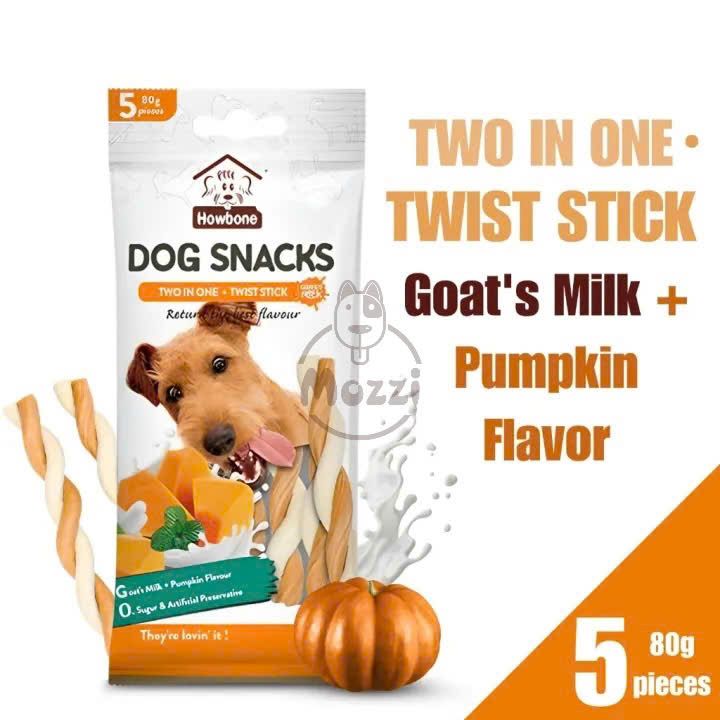 Snack cho chó Howbone gặm sạch răng nhiều vị