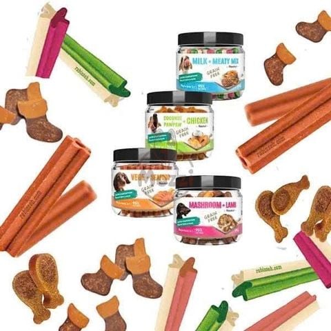  Snack cho chó Howbone gặm sạch răng nhiều vị 