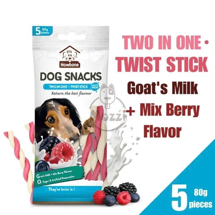 Snack cho chó Howbone gặm sạch răng nhiều vị