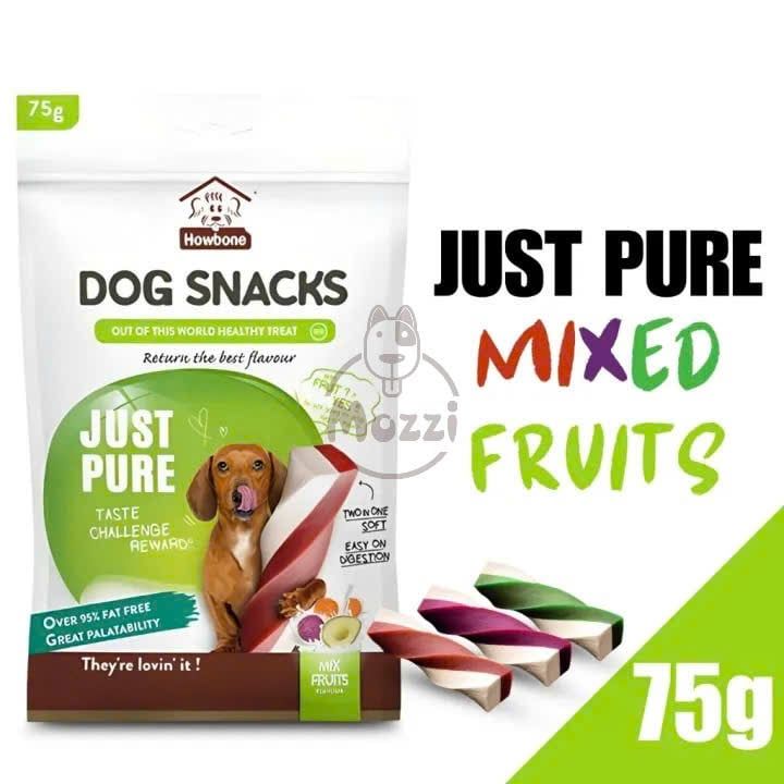 Snack cho chó Howbone gặm sạch răng nhiều vị