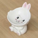  Chén bát ăn sứ cho chó mèo đế cao chống gù hình động vật 