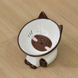  Chén bát ăn sứ cho chó mèo đế cao chống gù hình động vật 