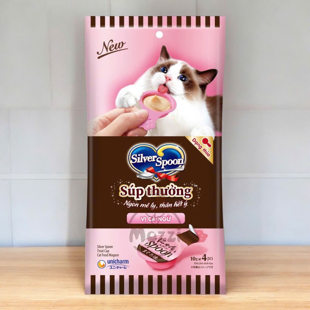 [Bịch 40gr] Súp thưởng Silver Spoon cho mèo dạng thìa