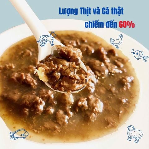  Pate cho mèo Snappy Tom Real Fish Real Meat 