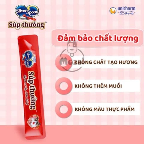  Súp thưởng cho mèo Silver Spoon Gói 4 thanh Bịch 56gr 