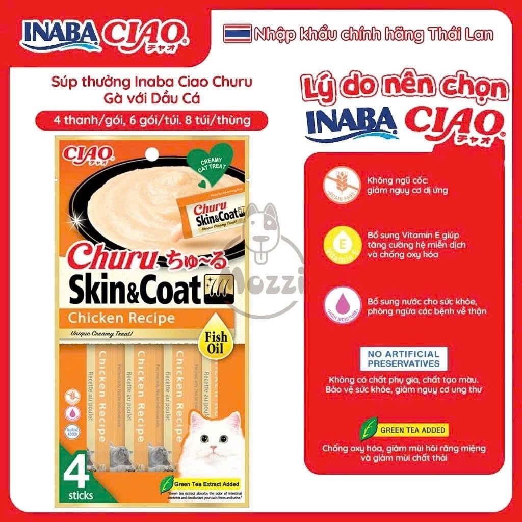 Súp thưởng cho mèo Ciao gói 4 thanh đủ vị