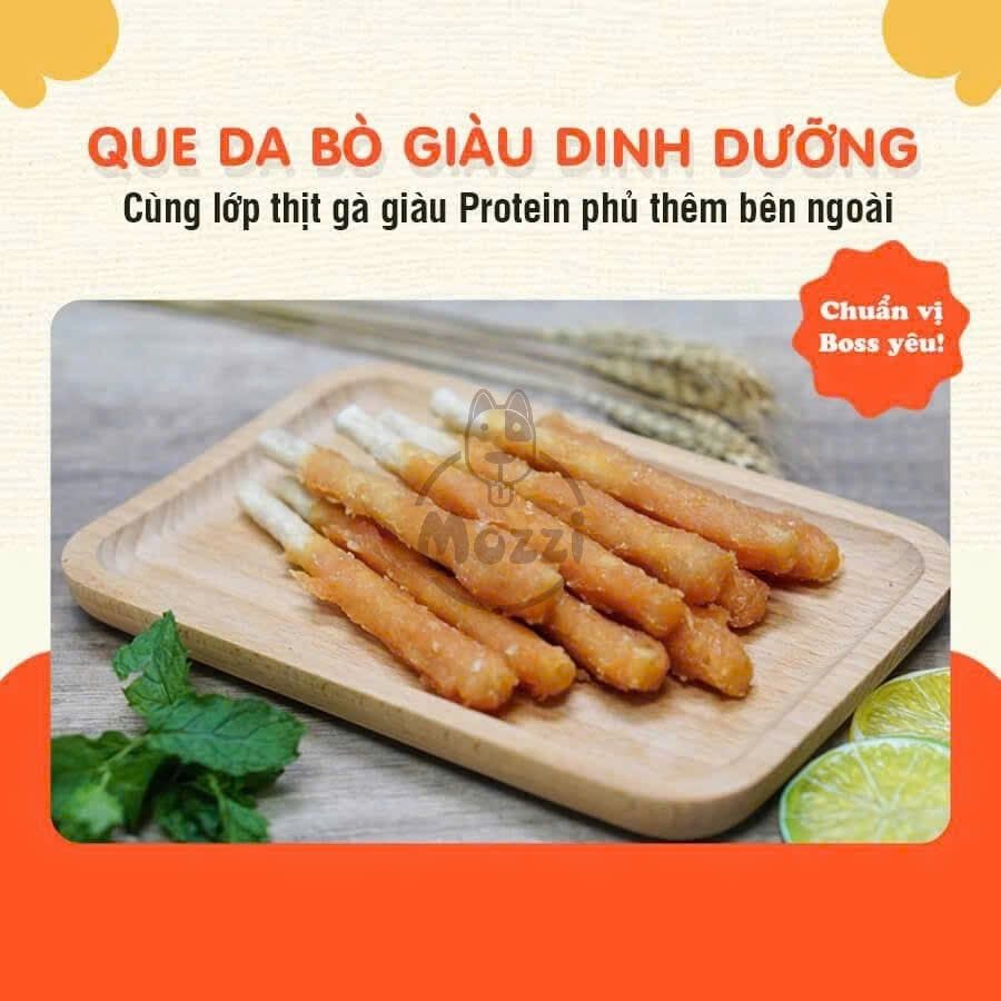 Snack cho chó Xương Que cuốn thịt gà Doggyman