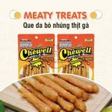  Snack cho chó Xương Que cuốn thịt gà Doggyman 